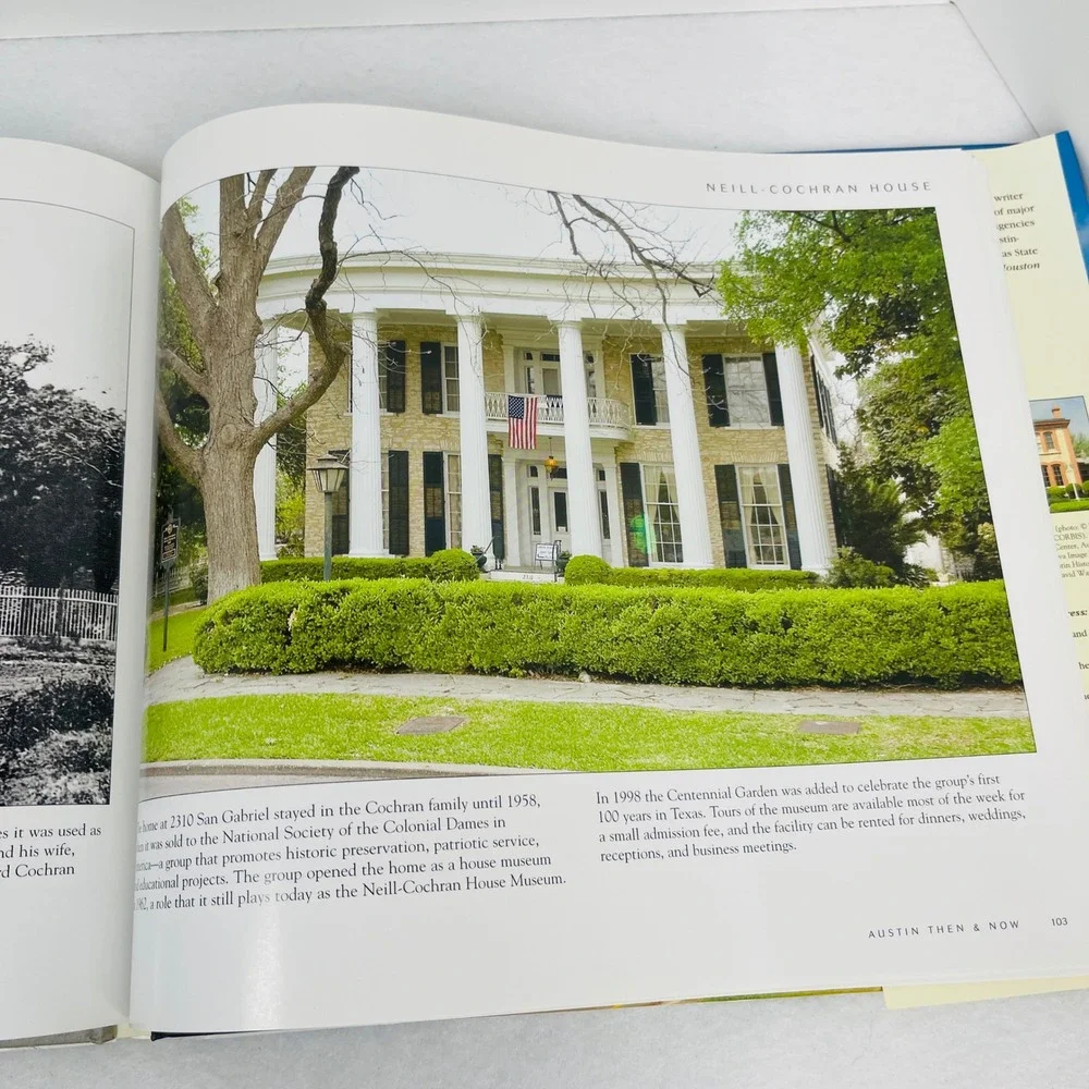 Austin Then and Now William Dylan Powell Hardcover Texas Hist Photography Book
